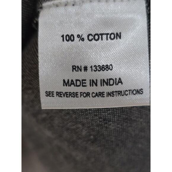 Roja Denim Western Embroidered Fringe Denim Tunic Top Shirt Button Front Medium - Picture 8 of 11